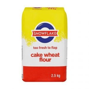 Snowflake Cake Flour 2.5kg for baking needs.