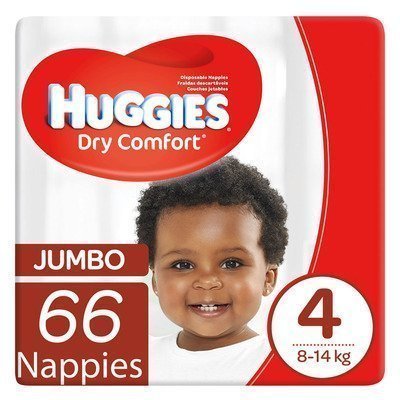 Huggies Dry Comfort Size 4 (66'S) (Jumbo) 1